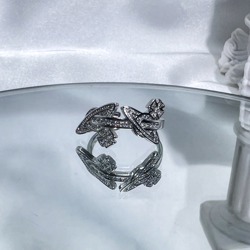 Glazed Open Female Sweet Grace Cool Affordable Luxury Fashion Rings