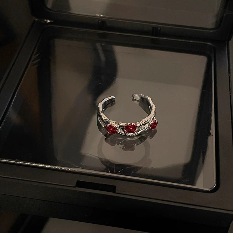 Women's & Men's High-grade For Twin Cold Niche Design Rings