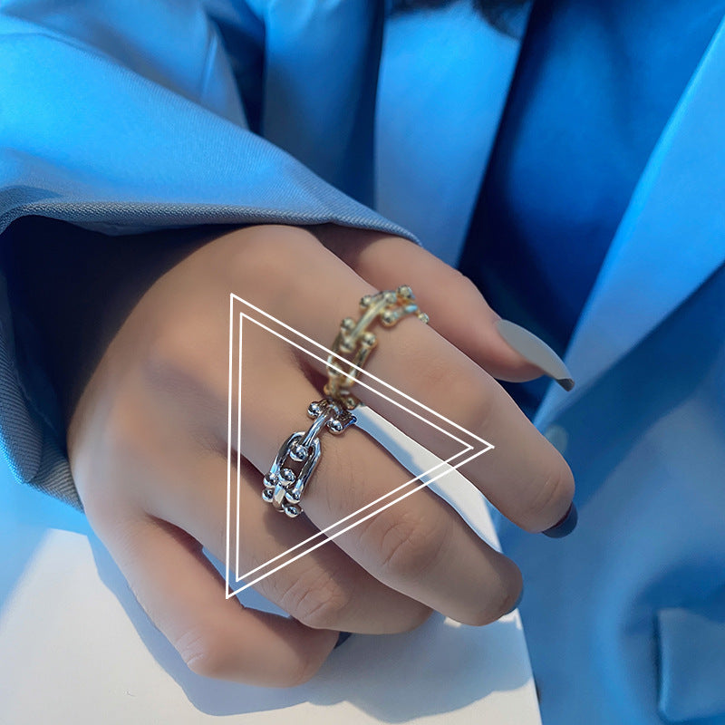 Irregular Accessories Elegant High Sense Open Style Rings
