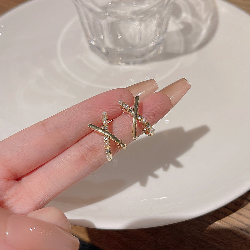 Women's Needle Korean Style Light Extravagant Love Earrings