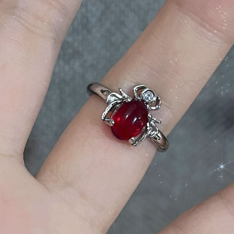 Punk Cross Butterfly Open-end Personality Female Rings
