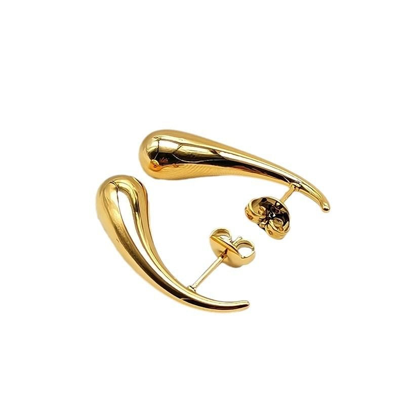 Niche High-grade Ear Stainless Steel Dropper Eardrops Earrings