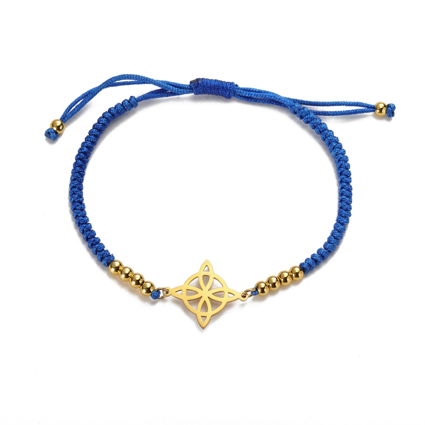 Women's & Men's Witch Knot Beads Black Red Blue Bracelets