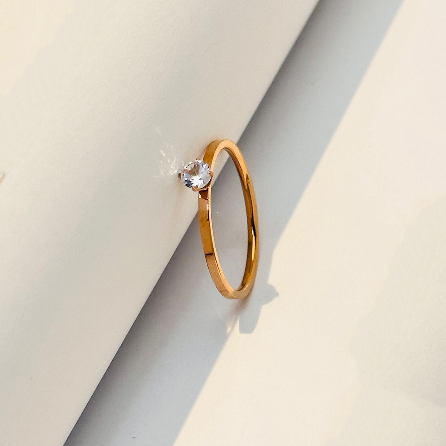 Female Index Finger Fashion Colorfast Hipster Titanium Rings