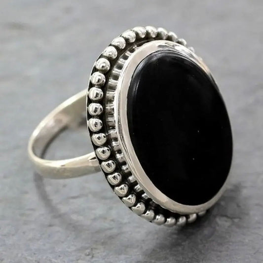 Women's Creative Simple Retro Round For Rings