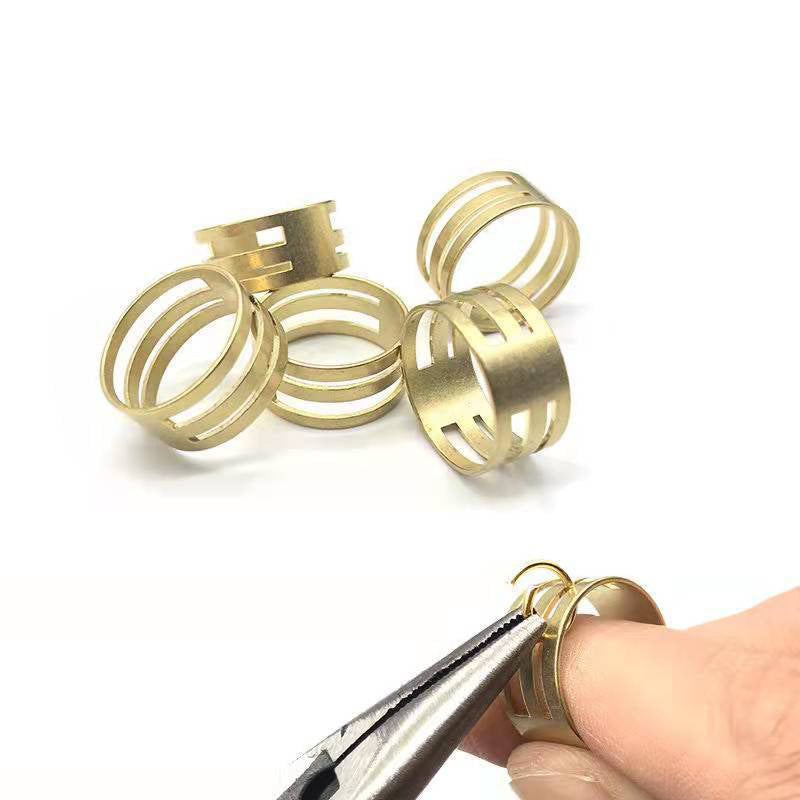 Unique Handmade Tool Broken Copper Parts Ring