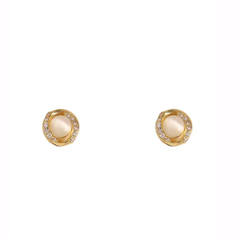 Grace Opal Stone Ear Advanced Design Earrings