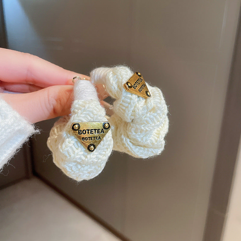 Bow French Style High Sense Niche Earrings