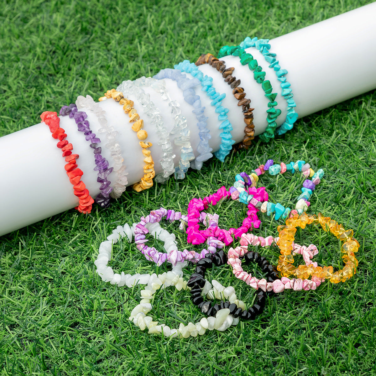 Pastoral Style Beaded Weave Gravel Retro Personality Bracelets