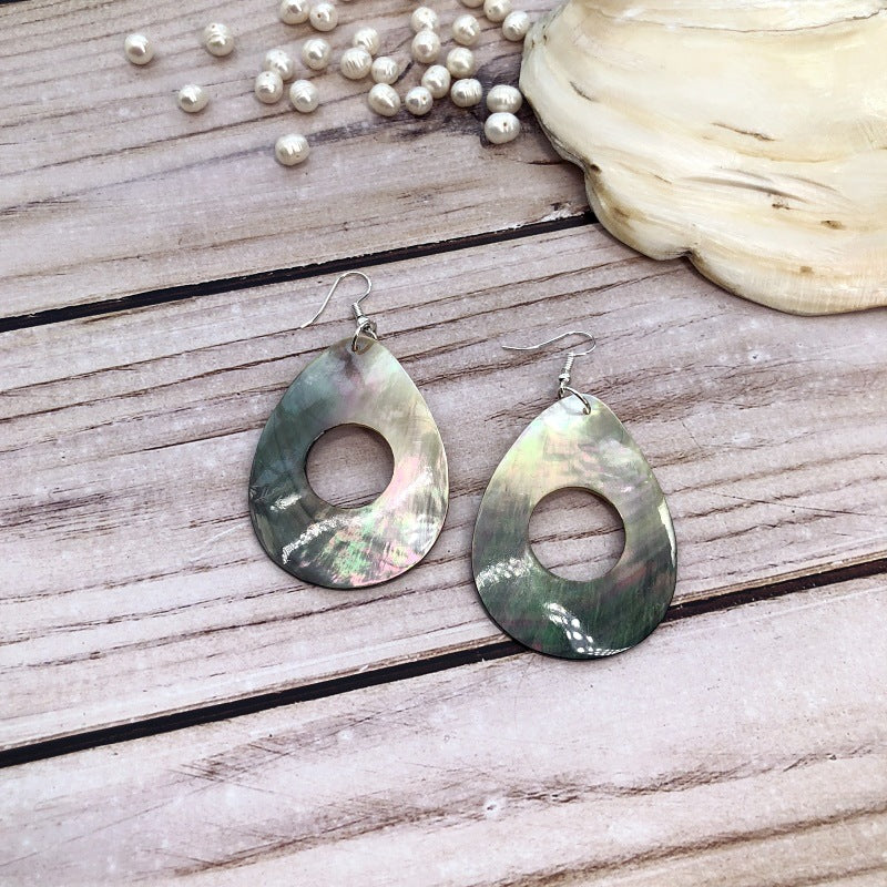 Natural Simple Shell Fashion Grandeur Personality Earrings