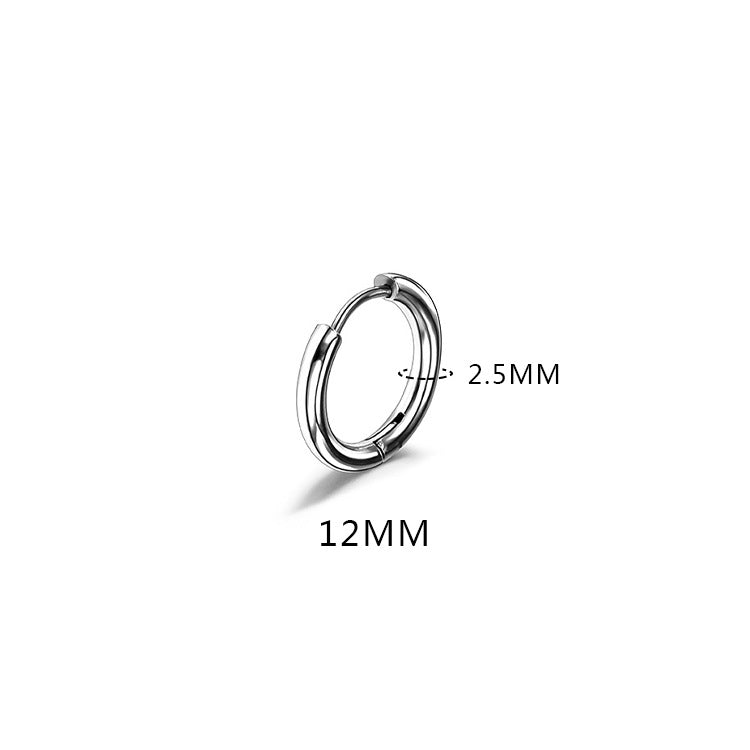 Machine Cast Stainless Steel Titanium Ear Earrings