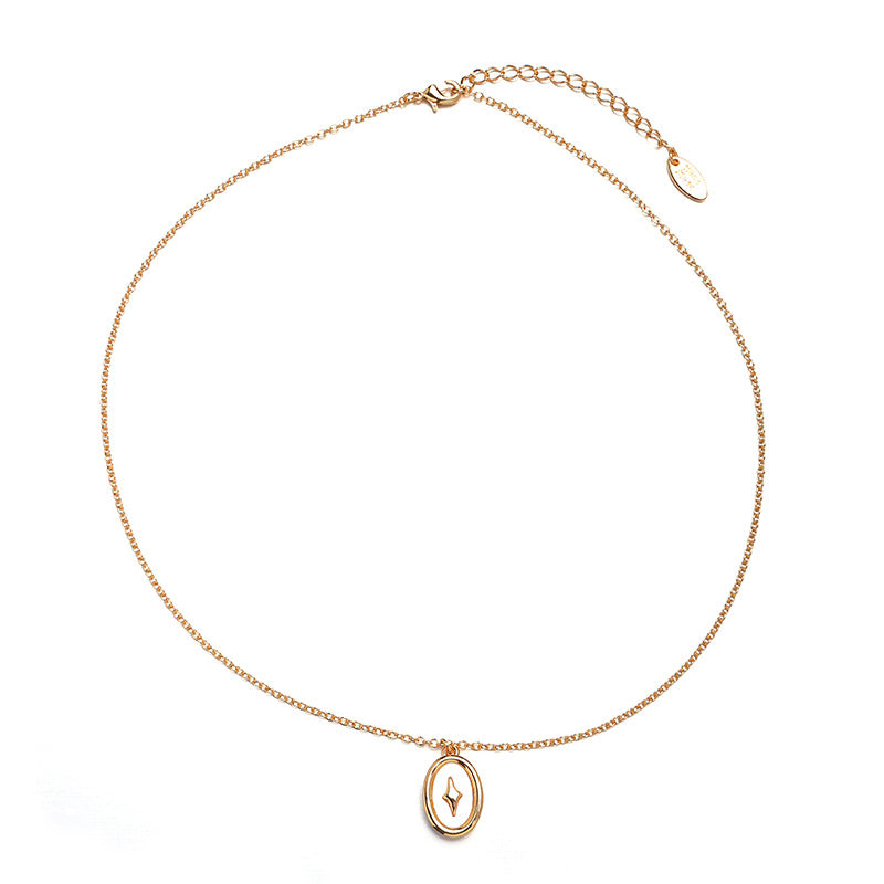 Fashion Retro Popular Jewelry Malachite Electroplated Necklaces