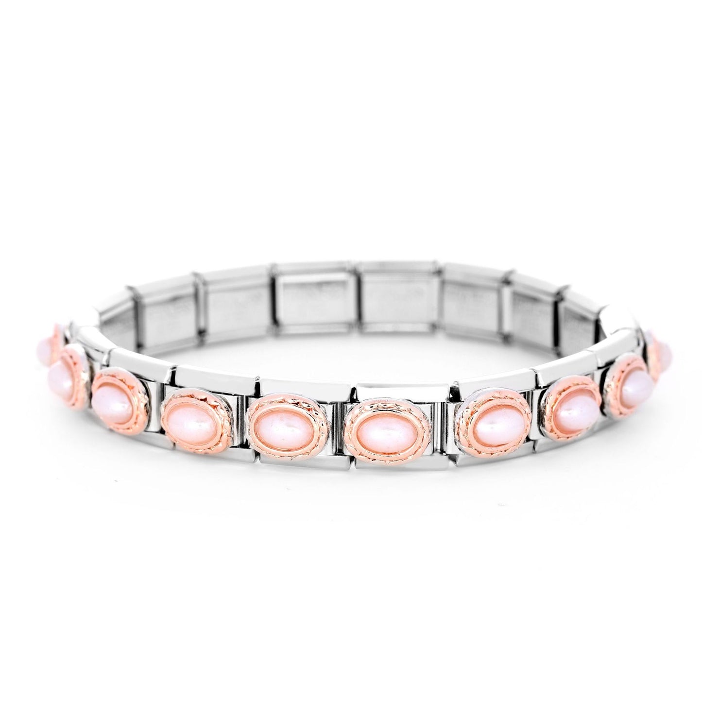 Steel Gold Penh Oval Gem Series Bracelets