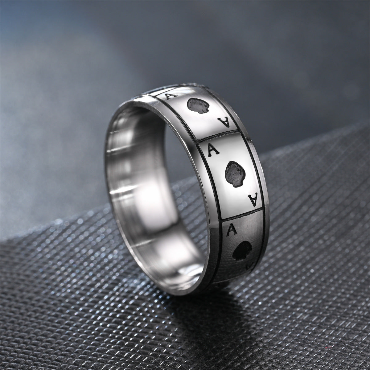 Black Peach Red Corrosion Oil Couple Rings