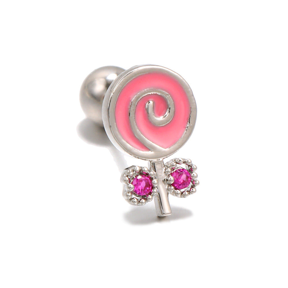 Candy Ear Bone Lollipop Ice Cream Earrings