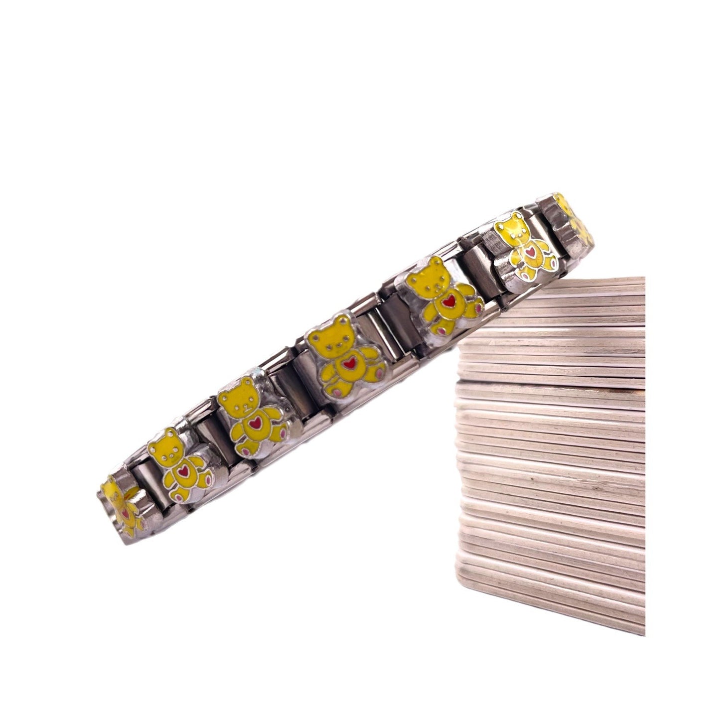 Elastic Module Creative Small Yellow Duck Bracelets