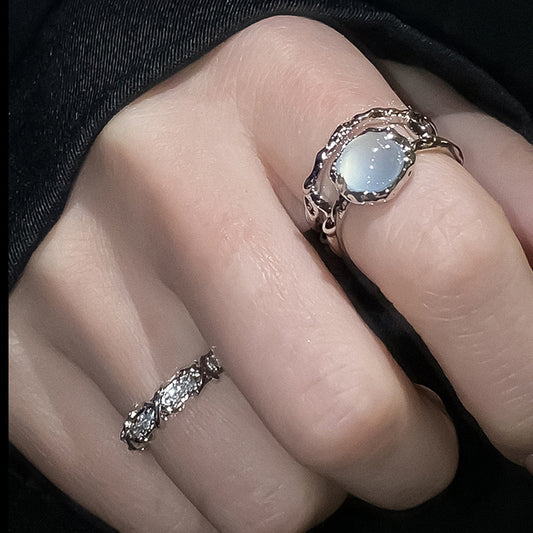 Moonstone Female Advanced Ga Open Simple Index Rings