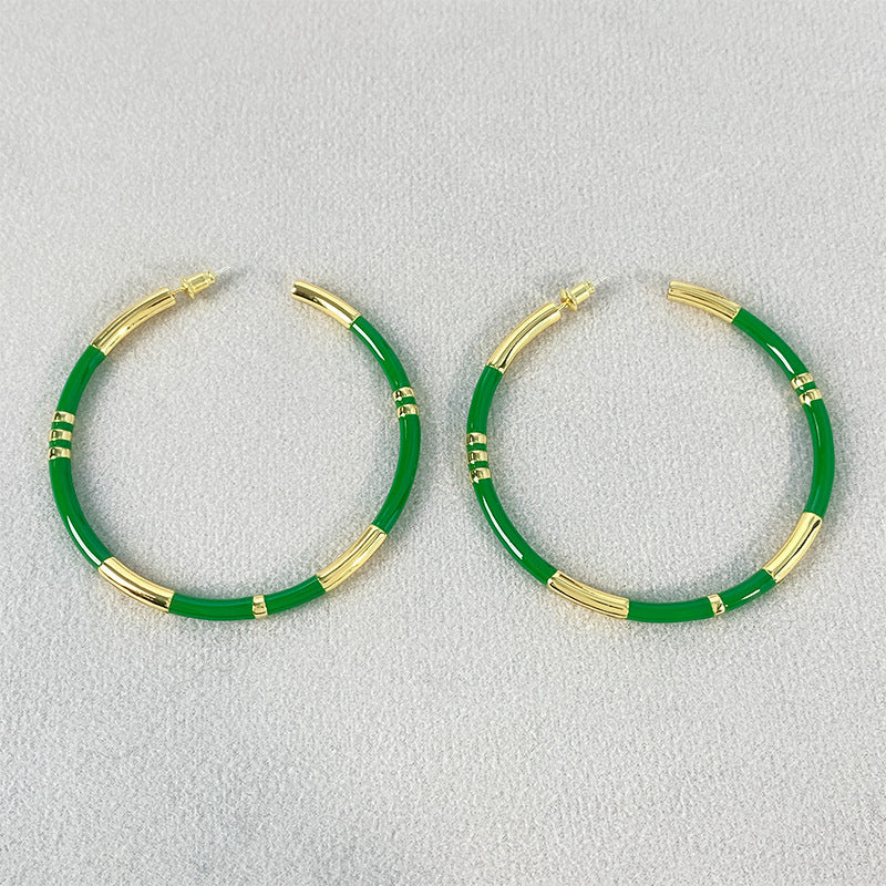 Patch Female French Entry Lux Niche Earrings
