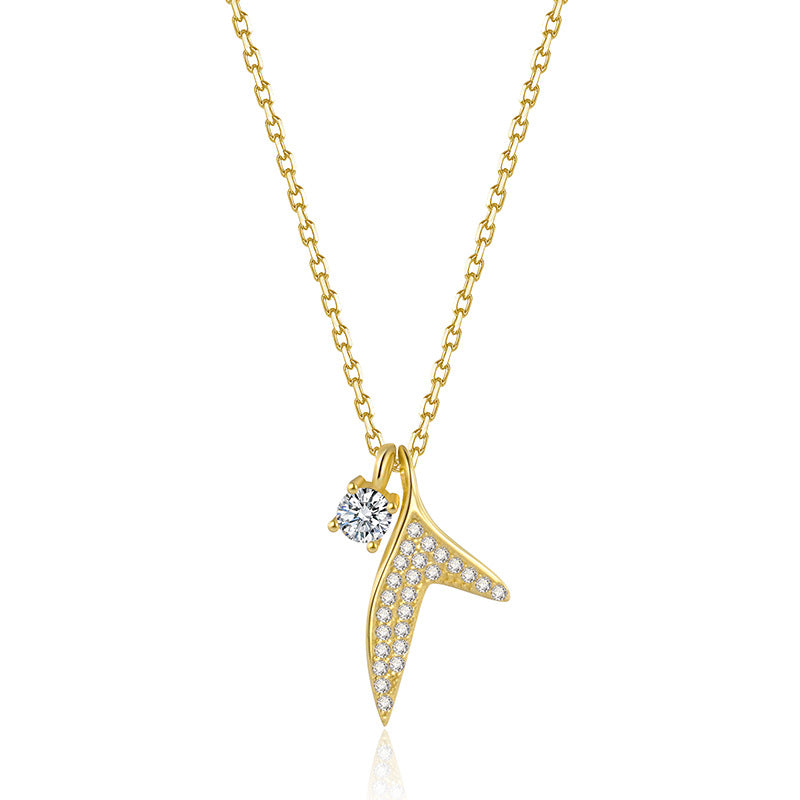 Have Sterling Sier Summer Light Luxury Clavicle Fishtail Valentine's Necklaces