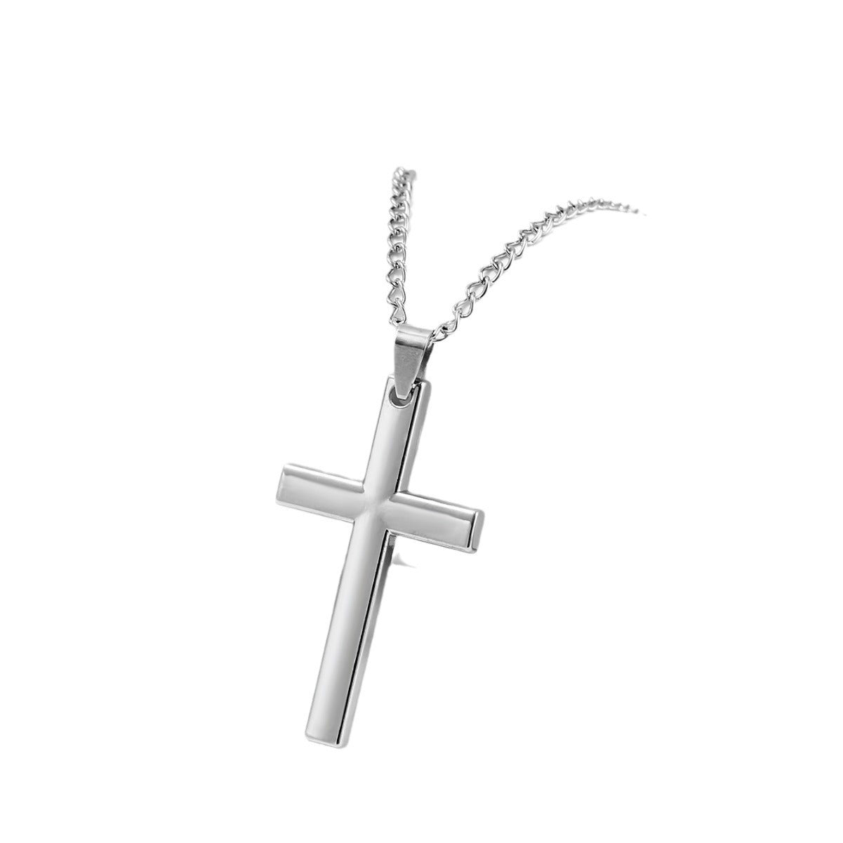 Retro Stride Hip Hop Trend Cross Necklaces