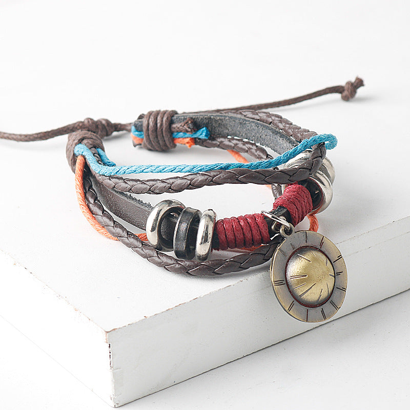 One Piece Death Note Logo Leather Bracelets