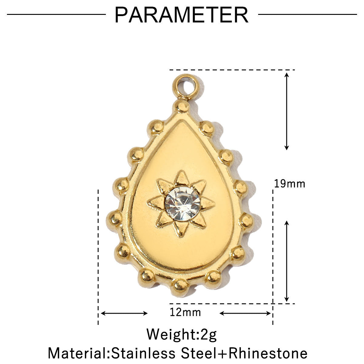 French Style Retro Titanium Steel Female Four-leaf Pendants