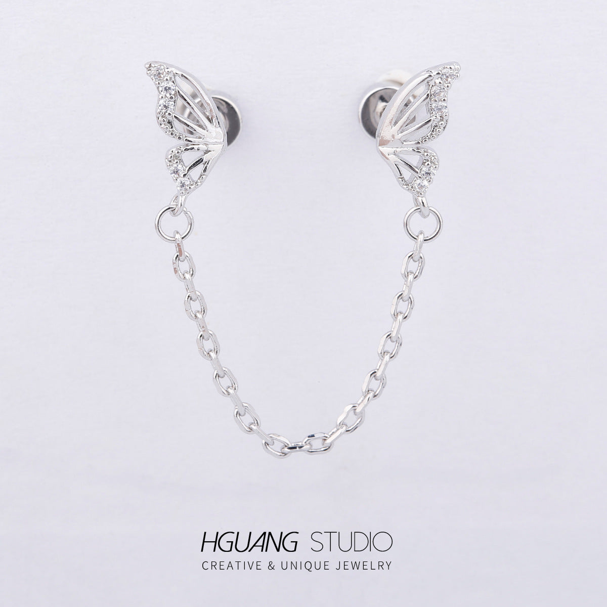 Steel Gold-plated Screw Double-headed Twist Ear Earrings