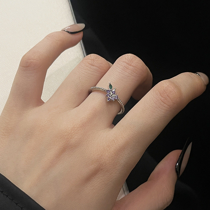 Women's Open For Design Light Luxury Fashion Personalized Rings