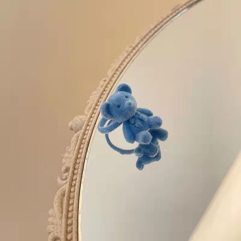 Flocking Bear Open Female Cartoon Index Finger Rings