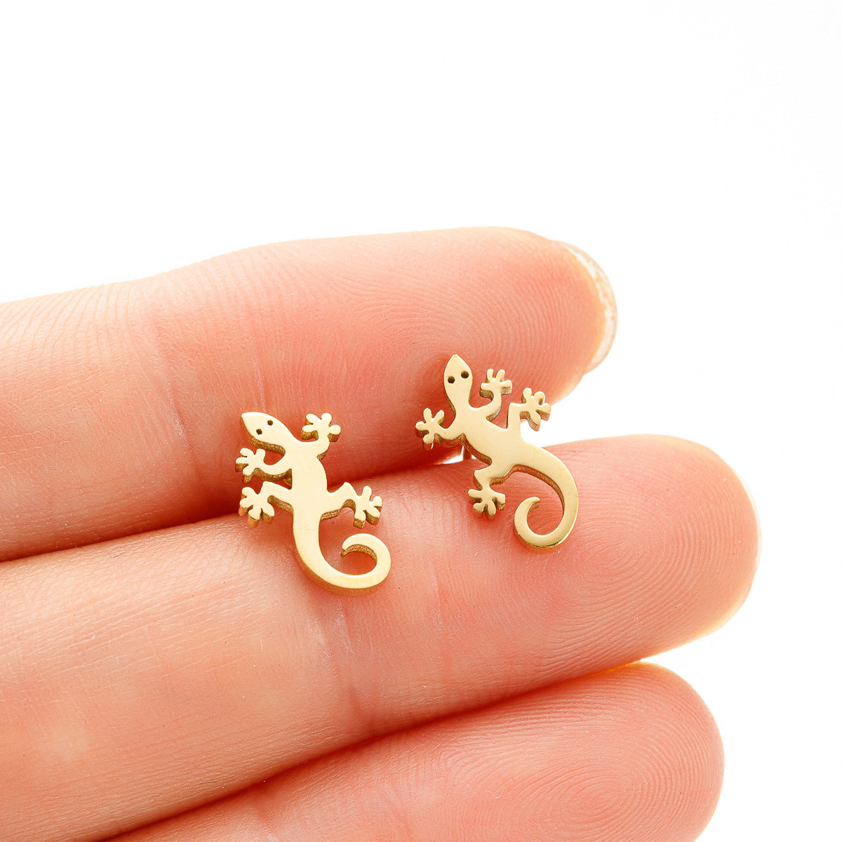 Niche Bag Simple Personality Reptiles Gecko Earrings