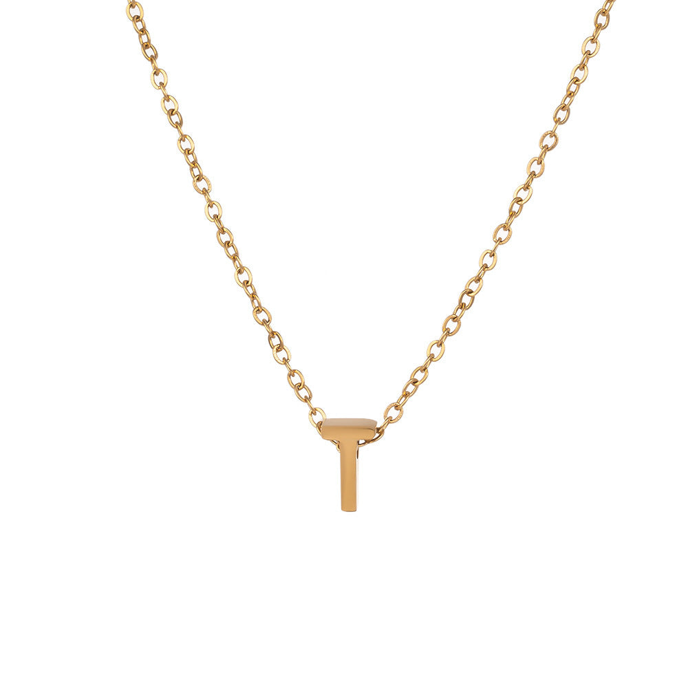 Fading English Letter Unisex Fashion Simple Necklaces