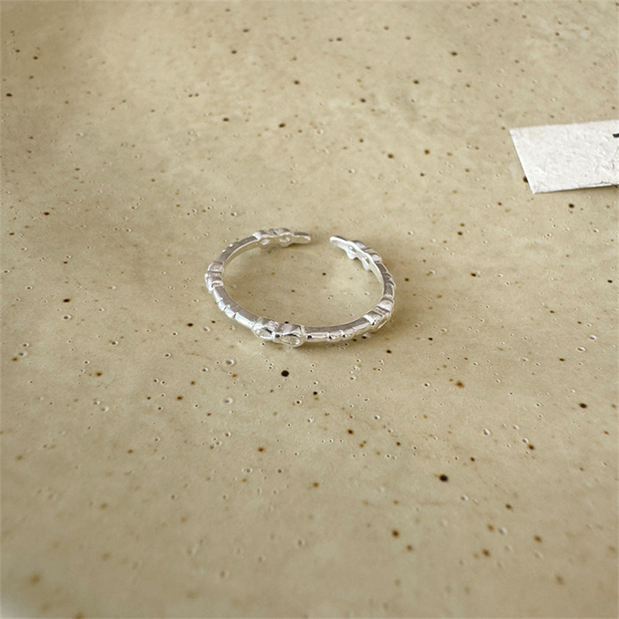 Women's Sterling Sier Style Niche High-grade Light Rings