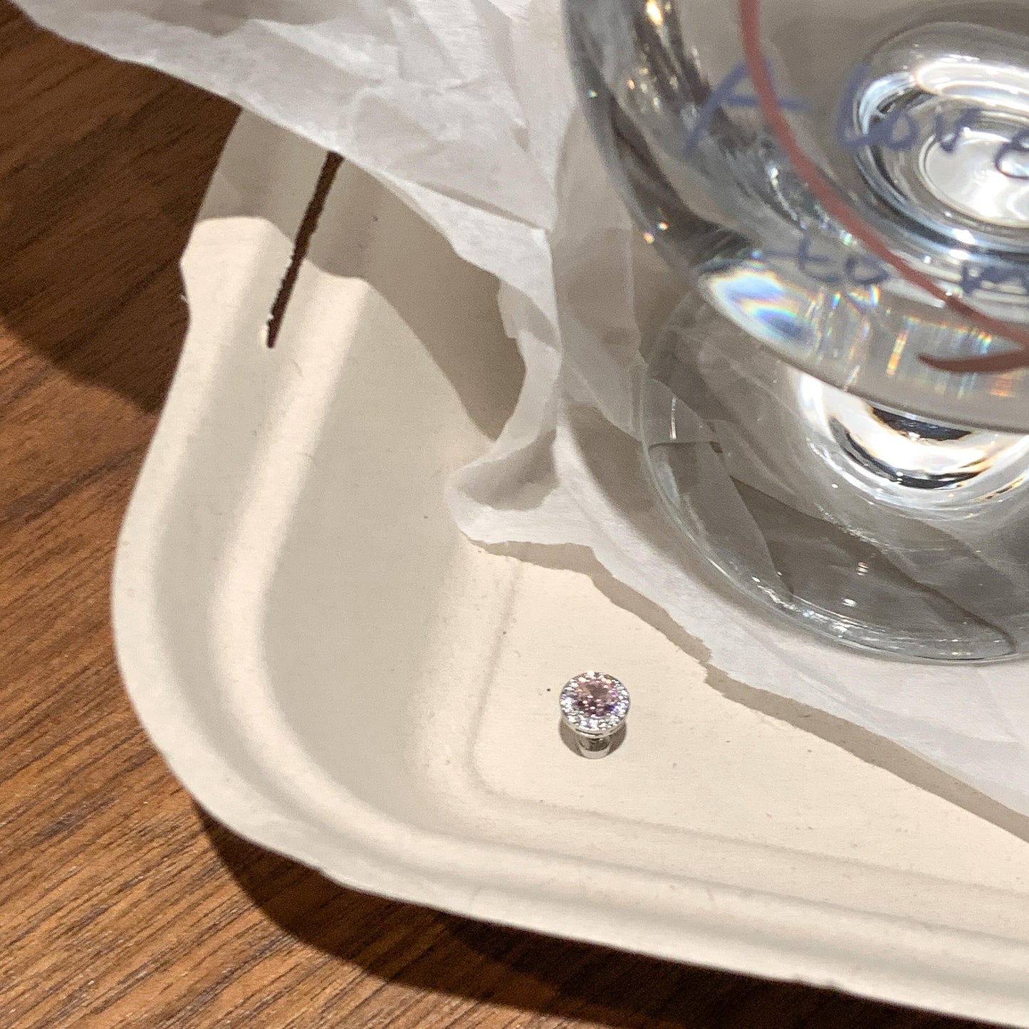 Bone Nail Screw Flat Ear Pin Female Temperament Earrings