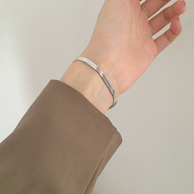 Men's Bones Chain Trendy Fashion Fine Plain Necklaces