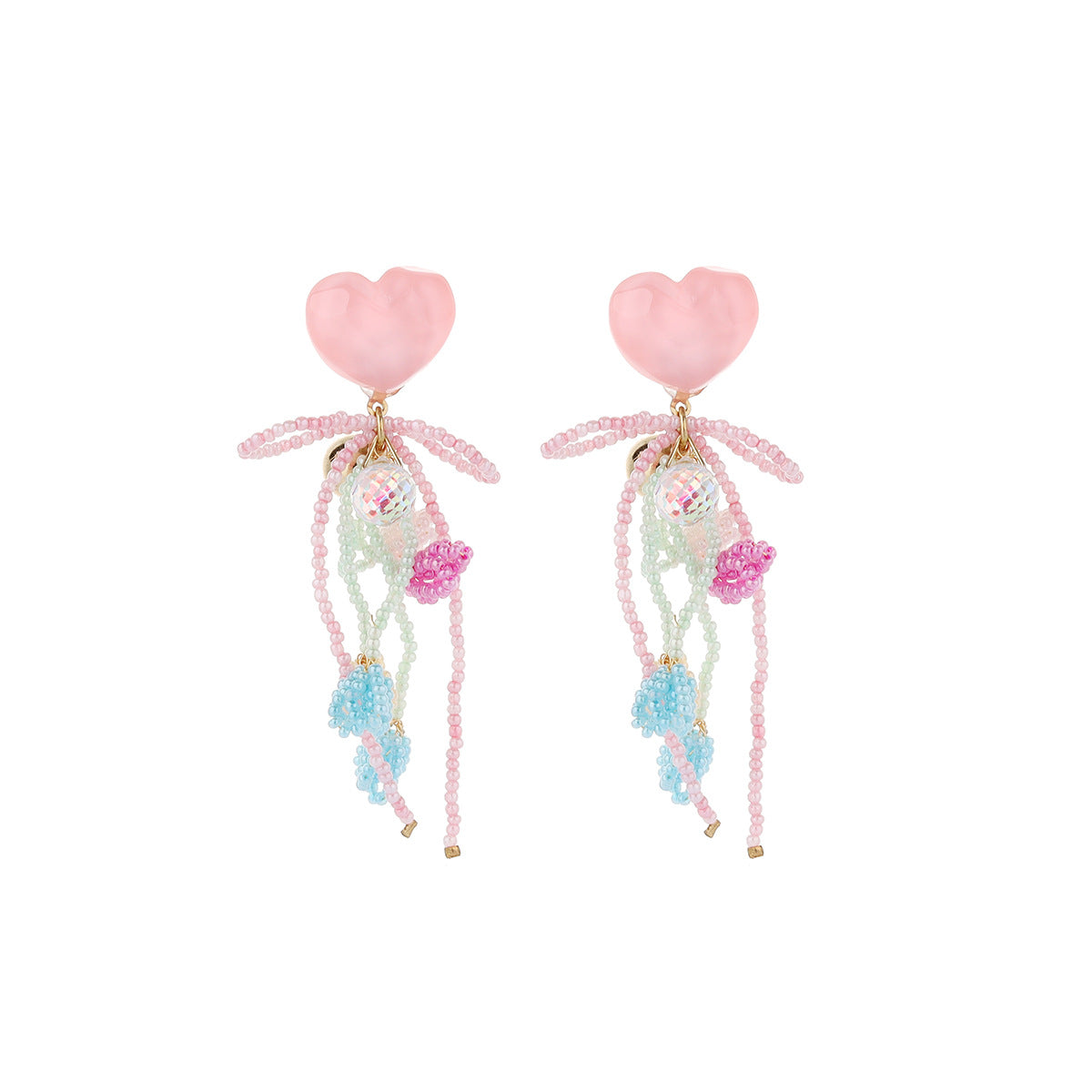 Cute Cartoon Acrylic Plate Christmas Holiday Earrings