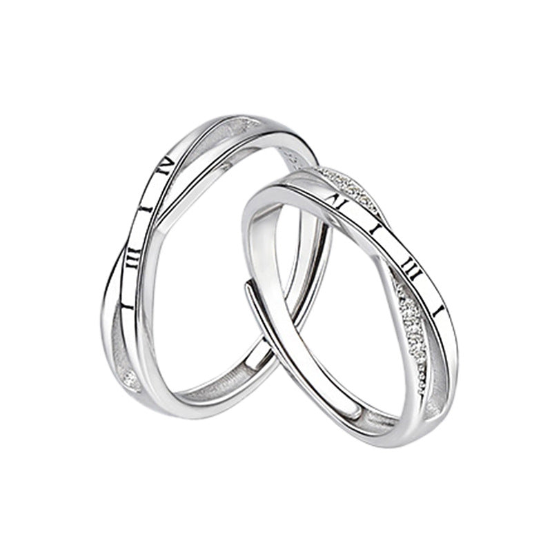 Women's & Men's One Pair Simple Niche High Sense Rings