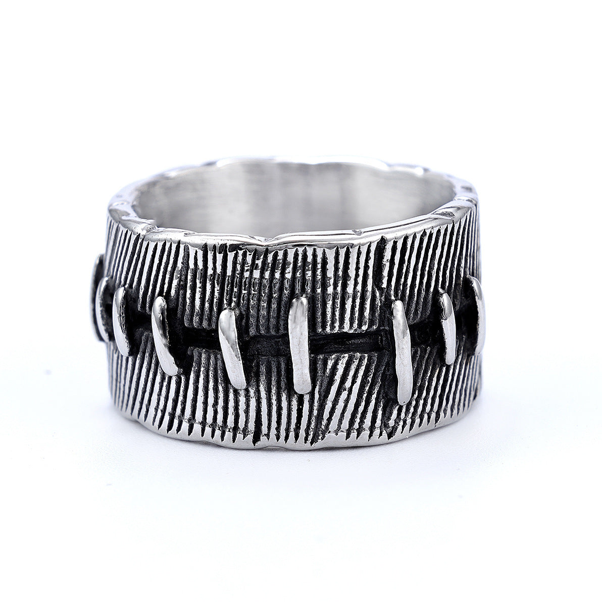 Men's Niche Advanced Dark Punk Stitched Fashion Rings