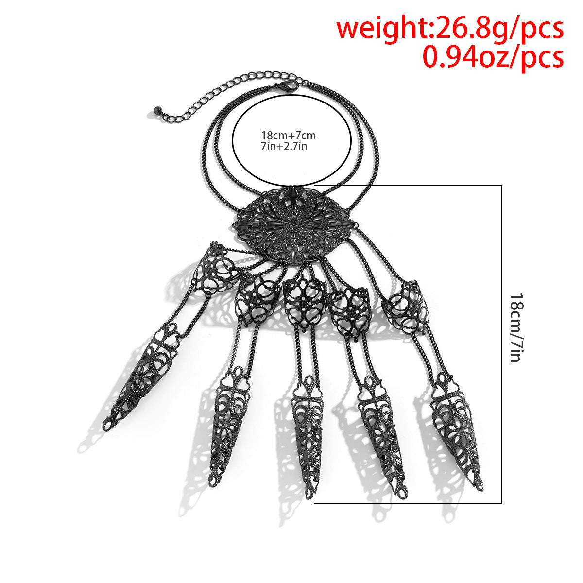 Halloween Gothic Style Chain Personality Tapered Bracelets