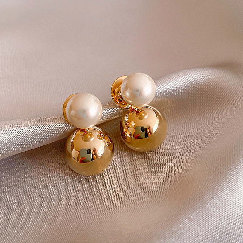 Sier High Sense All Match Fashion Earrings