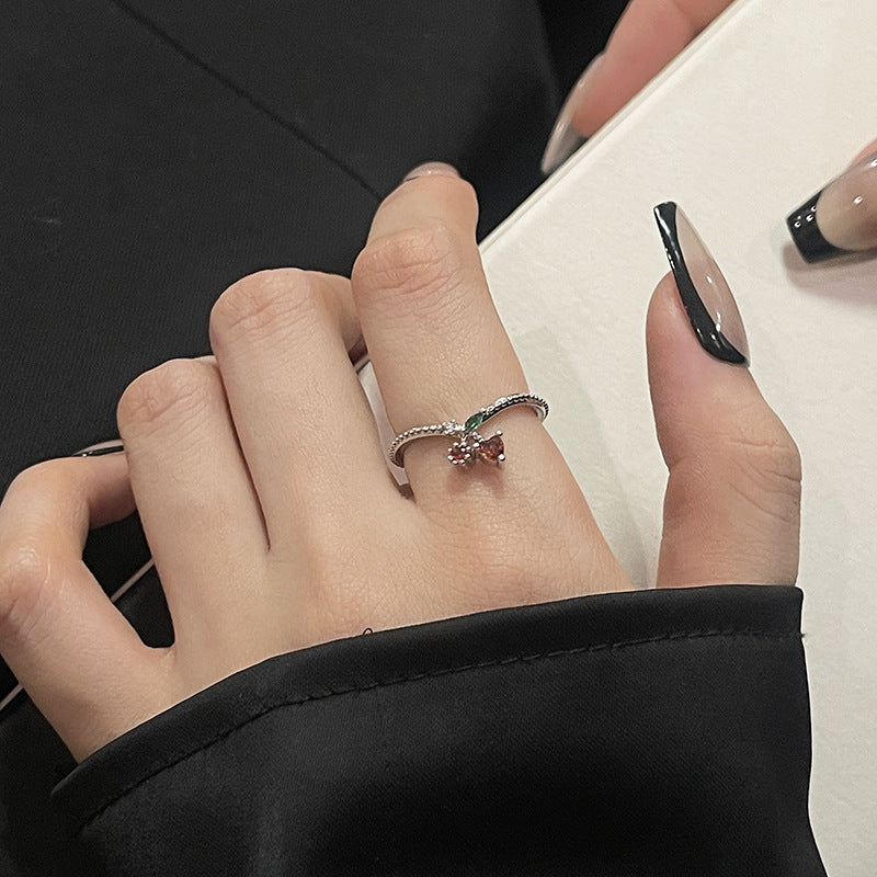 Women's Open For Design Light Luxury Fashion Personalized Rings