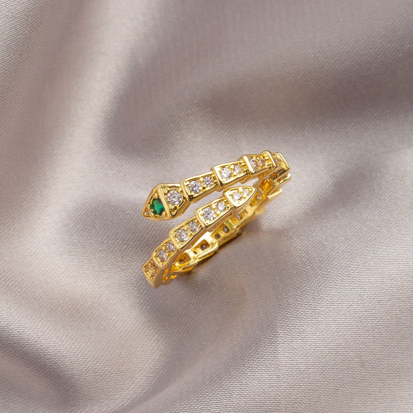 Snake Female Design High Sense Personalized Index Rings