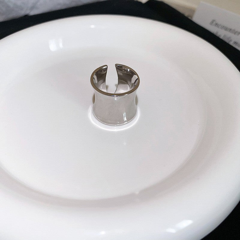 Women's Hollow Wave Geometric Open Trendy Design Rings