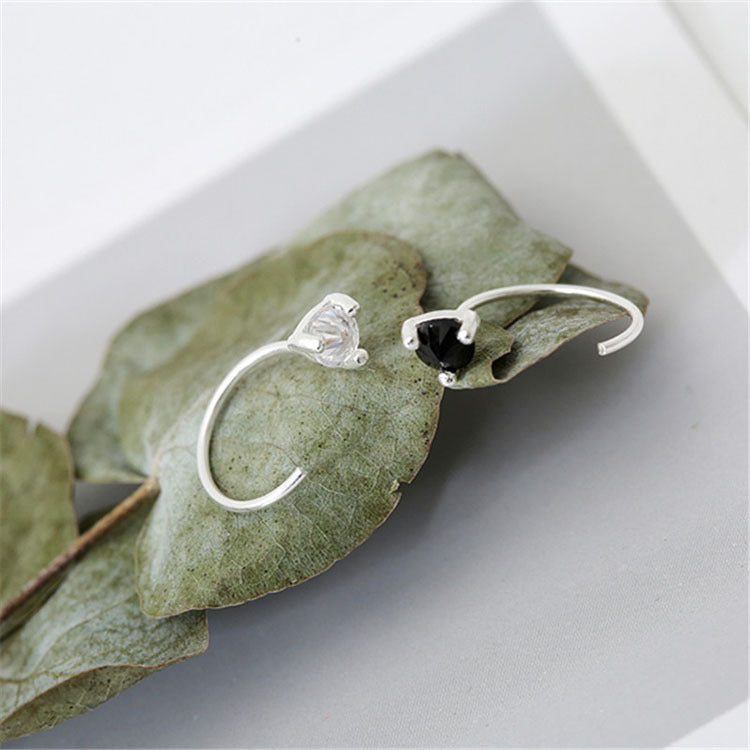 Women's Diamond Shaped Ear Hook Semicircle Fashion Simple For Rings