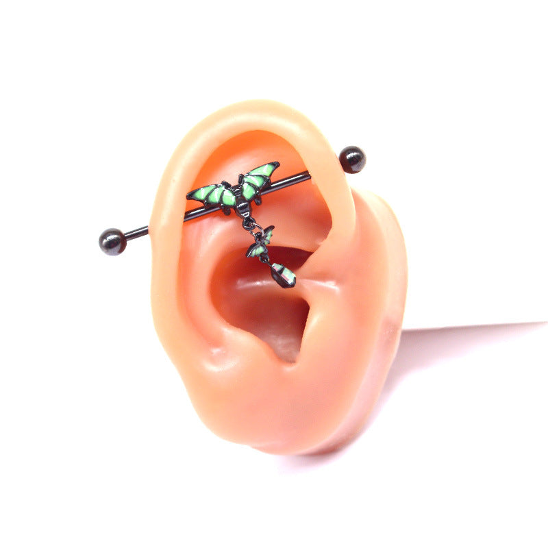 Fashion Personality Heart-shaped Ear Bone Sweet Cool Earrings