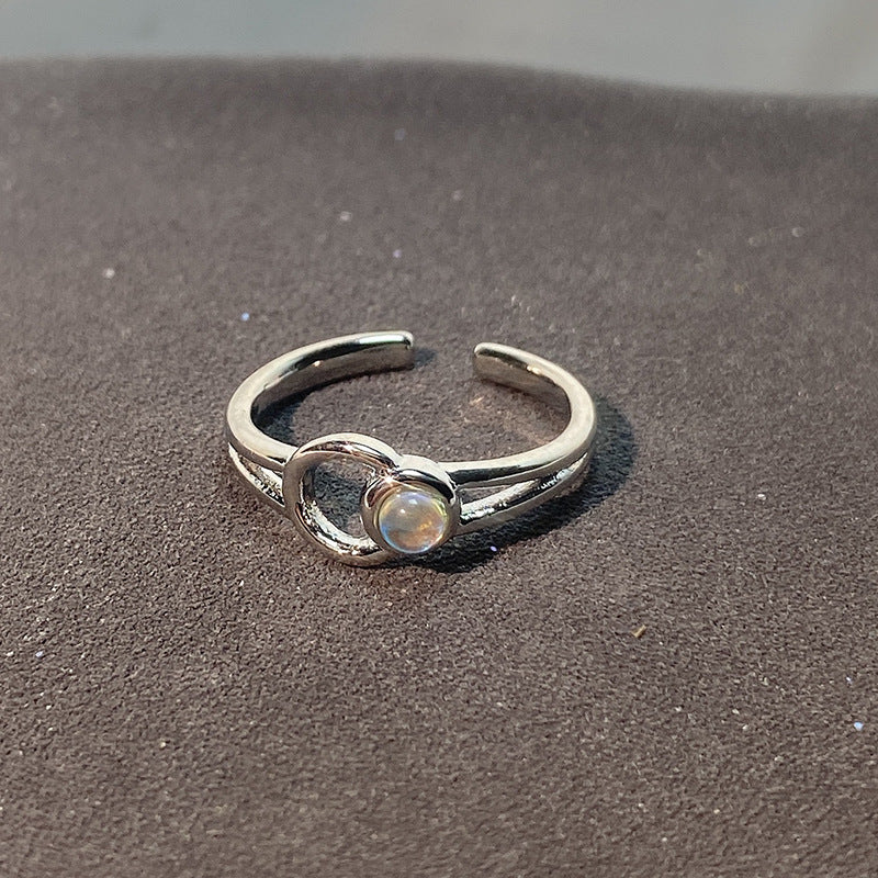 Design Irregular Simple Light Luxury High-grade French Rings
