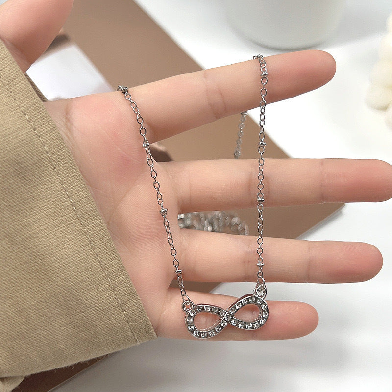 Women's Fashion Micro Inlaid Zircon Full Diamond Unlimited Necklaces