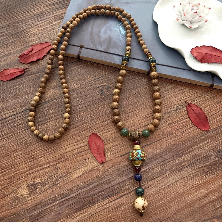 Women's & Men's Retro Ethnic Style Long Sweater Chain Necklaces