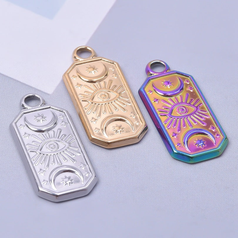 Stainless Steel Devil's Eye Ornament Accessories Necklaces