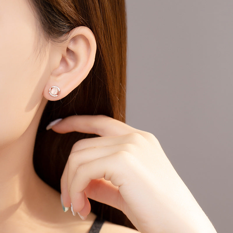 Grace Opal Stone Ear Advanced Design Earrings
