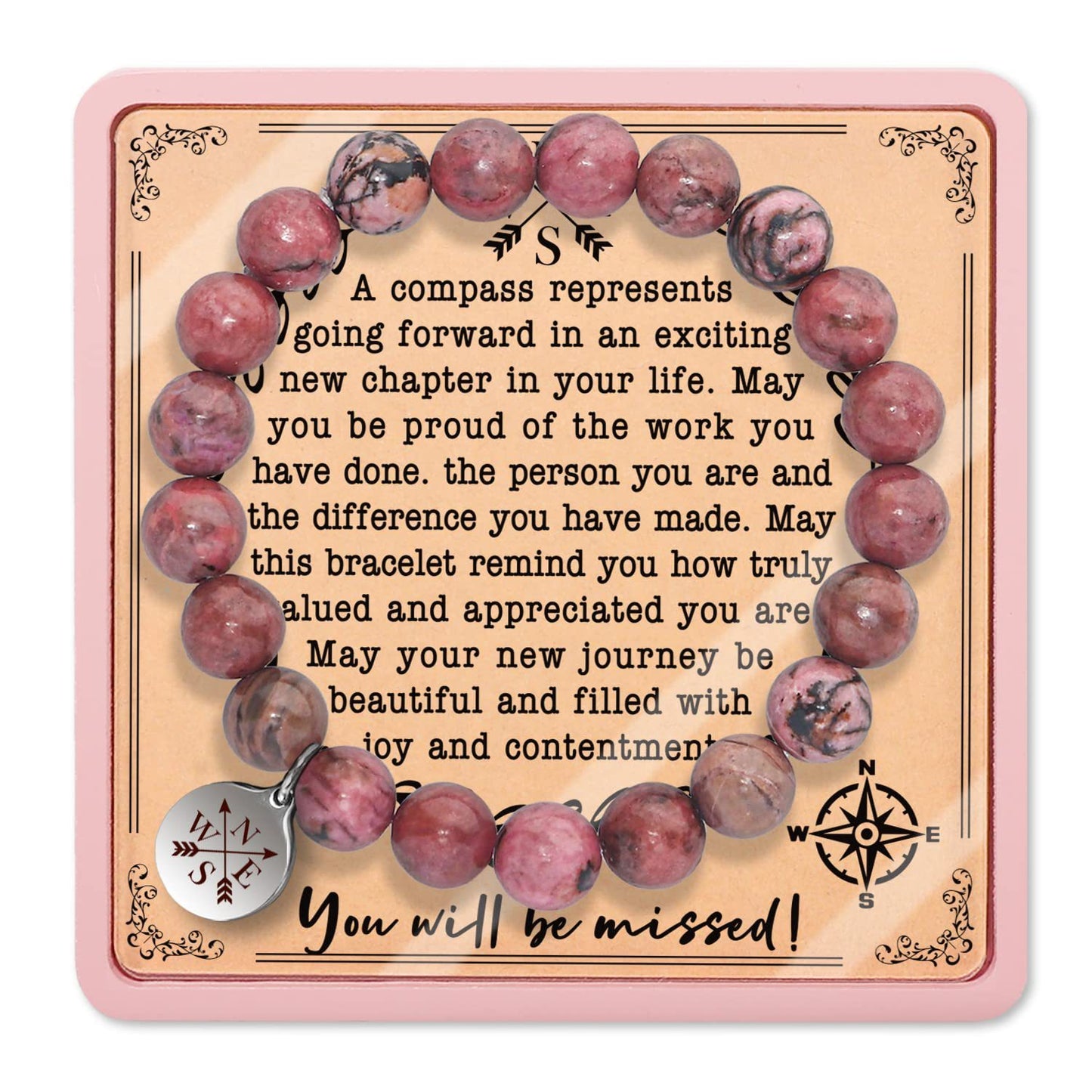 Friend Angel Love Marking Lettering Stainless Bracelets